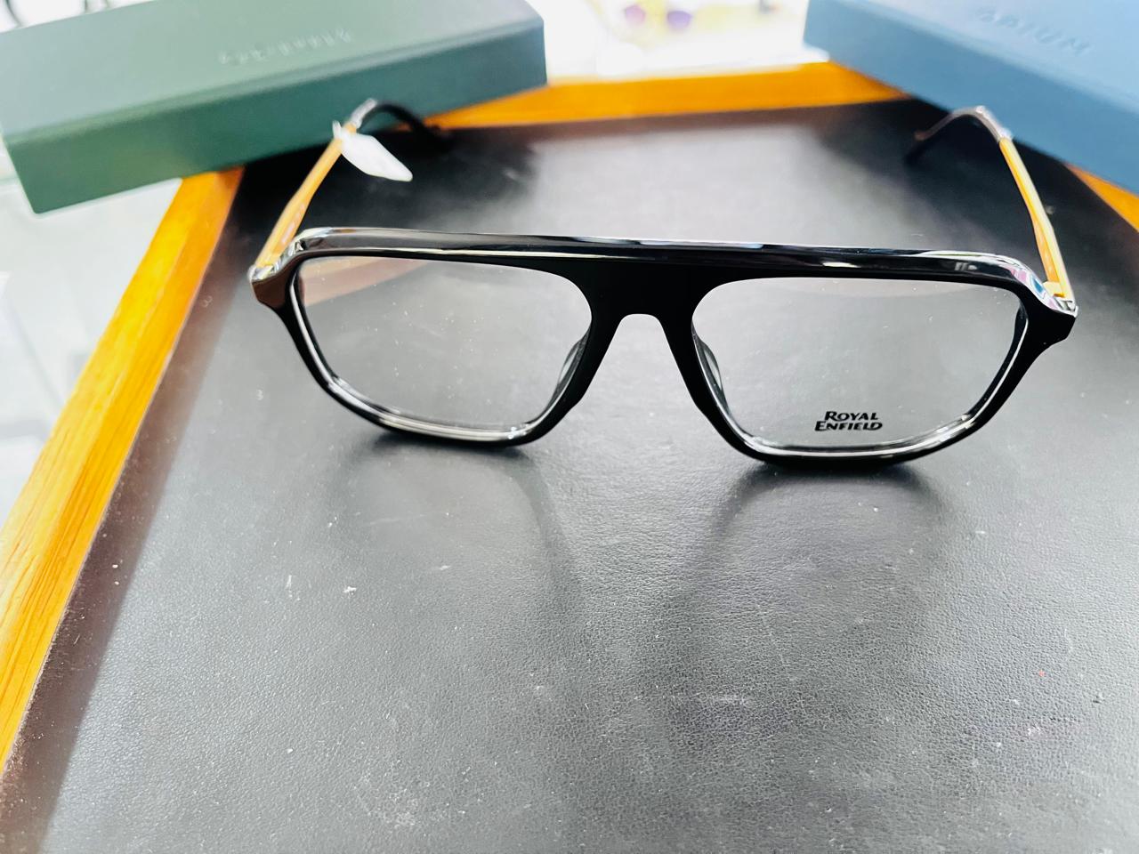 Royal Enfield Classic Black Eyeglasses